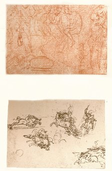 Two drawings, c1472-c1519 (1883).  Artist: Leonardo da Vinci.