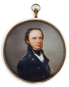 Captain Fredrik Fransiskus Wallenstrahle, late 18th-early 19th century. Creator: Johan Erik Bolinder.