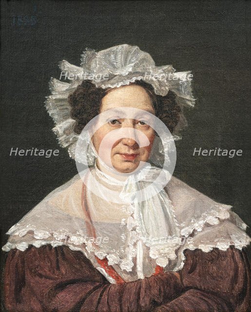 Portrait of Petra Ottilia Marstrand, the artist’s mother, 1835. Creator: Wilhelm Marstrand.