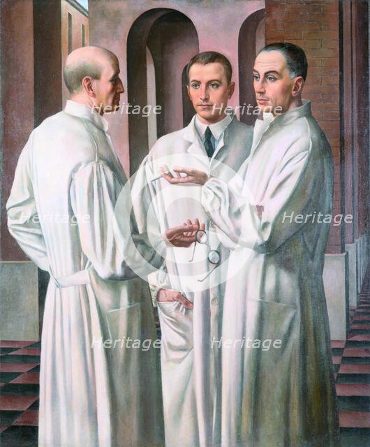 The Surgeons, 1926. Creator: Oppi, Ubaldo (1889-1942).