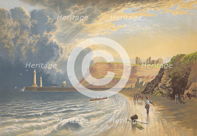 'Whitby Abbey', c1880, (1897). Artist: Alexander Francis Lydon.