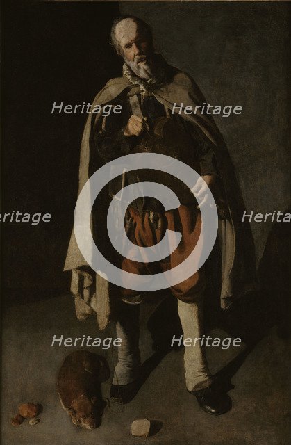 The Hurdy-Gurdy Player with a Dog, ca 1625.