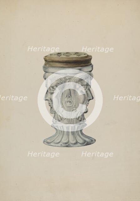 Salt Shaker, 1935/1942. Creator: Wellington Blewett.