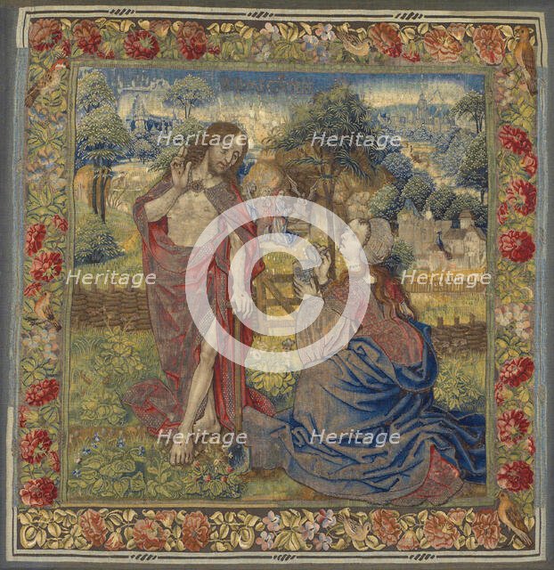 Christ Appearing to Mary Magdalene ("Noli Me Tangere"), Southern Netherlands, 1485/1500. Creator: Unknown.