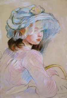 Fillette au panier, 1891. Creator: Morisot, Berthe (1841-1895).