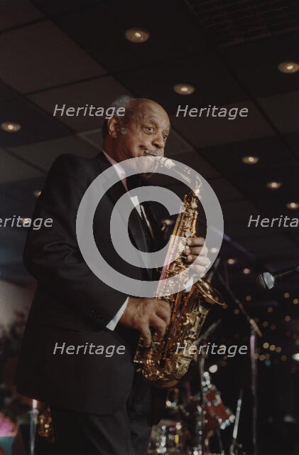 Benny Carter, The Jazz Inn Party All Star Big Band, Nordwijk, Netherlands, 1989. Creator: Brian Foskett.