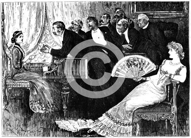 'Two Thrones', 1879 (1891). Artist: George du Maurier