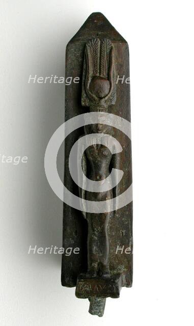 Statuette of the Goddess Wadjet, Egypt, Late Period, Dynasty 26 (664-525 BCE). Creator: Unknown.