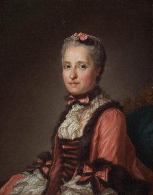 Portrait of Princess Maria Josepha of Saxony (1731-1767), 1776. Creator: Roslin, Alexander (1718-1793).