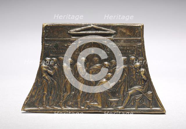 Christ Washing the Feet of the Apostles, 1500s. Creator: Valerio Belli (Italian, c. 1468-1546).