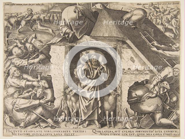 The Parable of the Good Shepherd, 1565. Creator: Philip Galle.