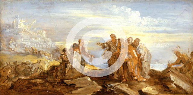 Scene from Ancient History, between c1680 and c1690. Creator: Joseph Parrocel.