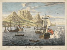 The Cape of Good Hope, pub. c1731. Creator: Samuel Scott (1701 - 1772 (after; George Lambert (1700 - 1765) after;.