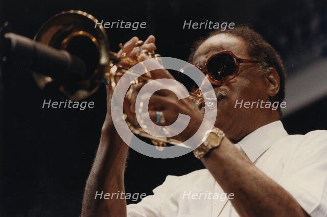 Clark Terry, Jazz Inn Party, North Sea Jazz Festival, The Hague, the Netherlands, 1992. Creator: Brian Foskett.