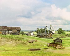 Village of Paltoga [Russian Empire], 1909. Creator: Sergey Mikhaylovich Prokudin-Gorsky.