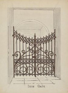 Wishing Gates, c. 1936. Creator: Lucien Verbeke.