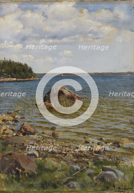 Landscape, 1893-1897. Creator: Berndt Lagerstam.