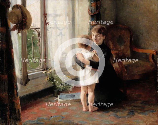 Mother and Child, 1886. Creator: Schjerfbeck, Helene (1862-1946).