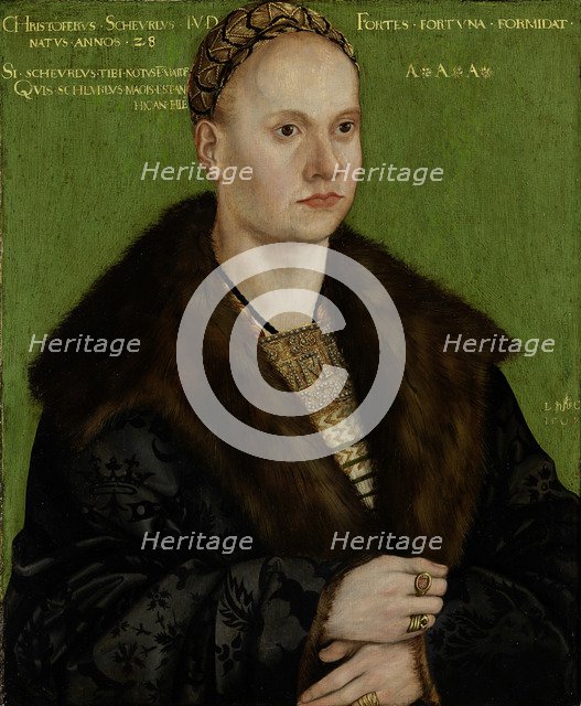Portrait of Christoph Scheurl (1481-1542), 1509.