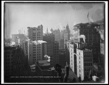 New York's business district from Woodbridge Building, c1901. Creator: Unknown.