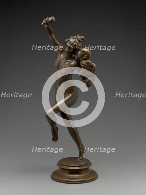 Bacchante and Infant Faun, 1893-1894. Creators: Frederick William MacMonnies, E Gruet.