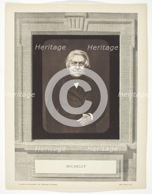 Michelet, c. 1876. Creator: Goupil and Co.