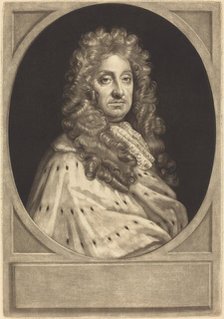 John Hay, Earl of Tweeddale [proof], c. 1710. Creator: John Smith.