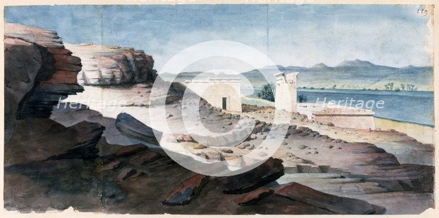 'The Temple of Amada in Nubia', 19th century. Artist: Nestor l'Hote