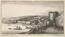 Part of Tangier from aboue, without the Water-gate, 1670. Creator: Wenceslaus Hollar.