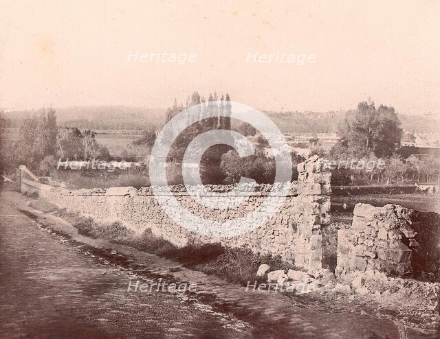 Vue prise dans la vallée de Changy, aux environs de Fontainebleau, 1850-53. Creator: Unknown.