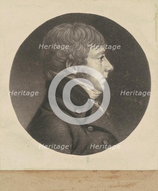 Unidentified Man, 1798-1803. Creator: Charles Balthazar Julien Févret de Saint-Mémin.