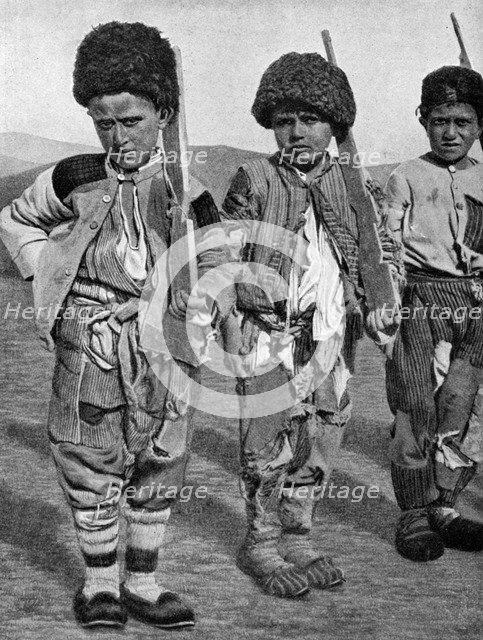 Boys from Artemid, Armenia, 1922.Artist: Maynard Owen Williams