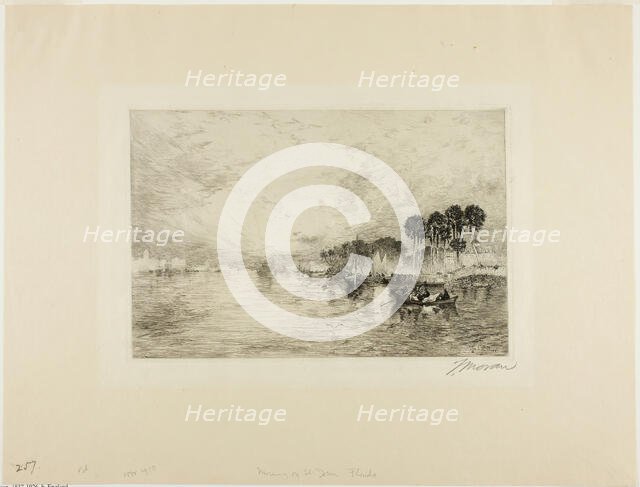 Morning on St. John's, Florida, 1886. Creator: Thomas Moran.