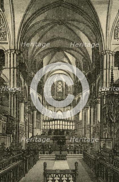 'Canterbury Cathedral - The Choir', 1898. Creator: Unknown.