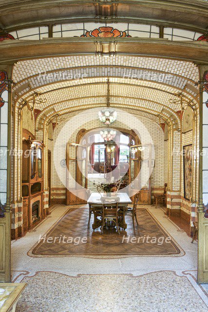 Maison Atelier Horta (Horta Museum), 23-25 Rue Americaine, Brussels, Belgium, c2014-2017. Artist: Alan John Ainsworth.