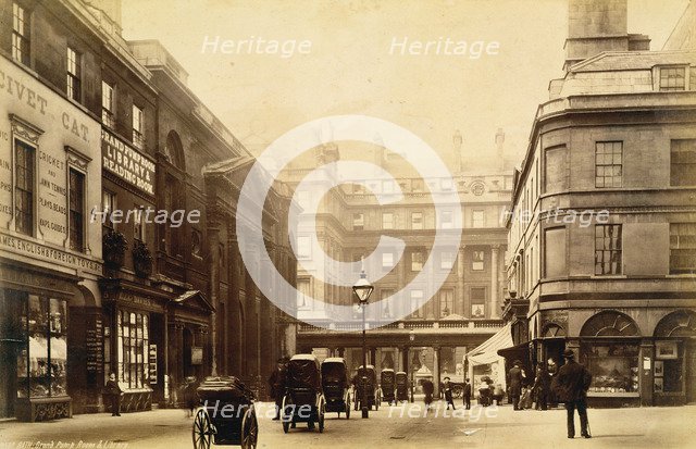 Abbey Square and Pump Rooms, Bath, c1880. Artist: Unknown