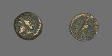 Coin Depicting the God Apollo, 320-200 BCE. Creator: Unknown.