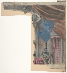 Design for a Stage Set at the Opéra, Paris, 1828-90. Creator: Eugene Ciceri.