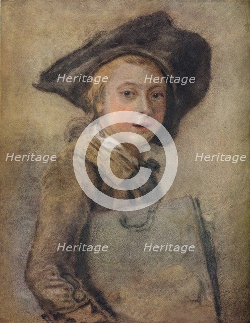 Portrait Of The Artist As A Young Man, 1916 Artist: Francois Hubert Drouais