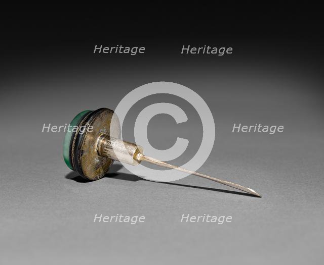 Snuff Bottle (stopper), 1644-1912. Creator: Unknown.