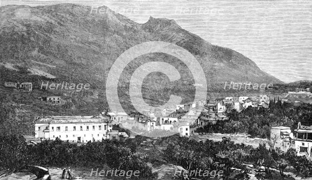 The Earthquake in Ischia: Casamicciola and Mount Epomeo, 1883. Creator: Unknown.