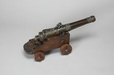 Model Field Cannon with Carriage, France, 1677. Creator: Unknown.