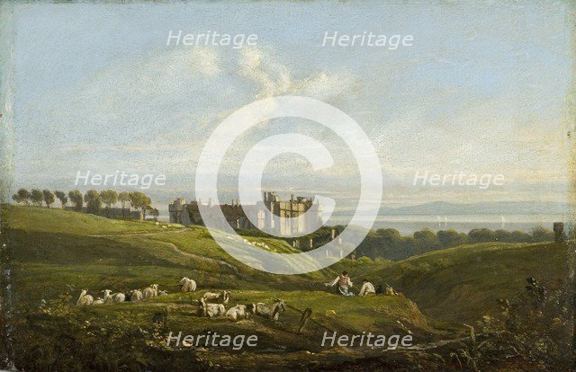'St Donat's Castle', 1820. Artist: George Orleans De La Motte