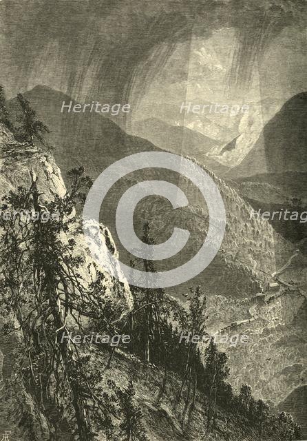 'Cumberland Gap, from Eagle Cliff', 1872.  Creator: Harry Fenn.