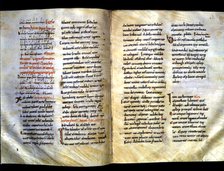 Sacramentary of Vic, manuscript on parchment dated August 31, 1038 and made, following a handwrit…