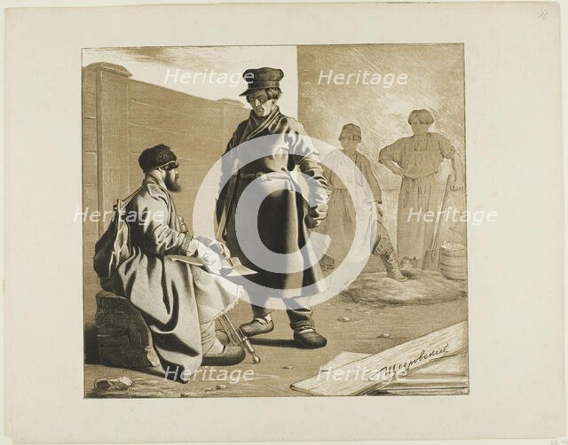 Scenes from Russian Folk Life, n.d. Creator:  Ignatii Stepanovich Shchedrovski.