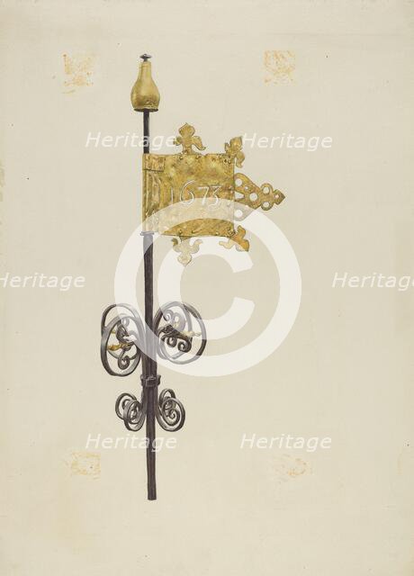 Weather Vane, c. 1938. Creator: Lucille Chabot.