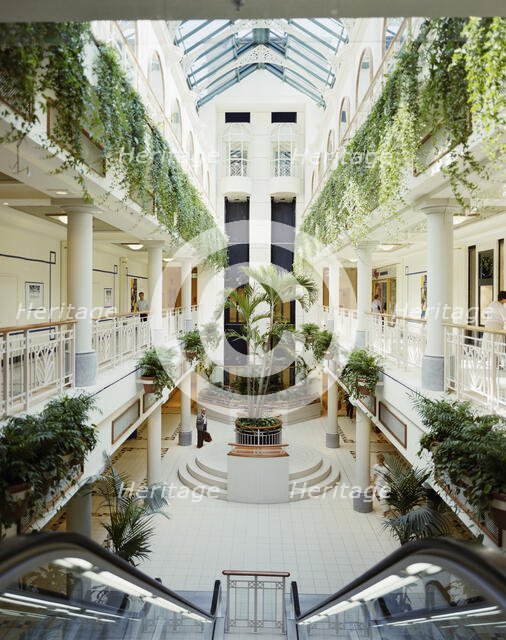 Eldon Garden shopping centre, Percy Street, Newcastle upon Tyne, 03/07/1989. Creator: John Laing plc.