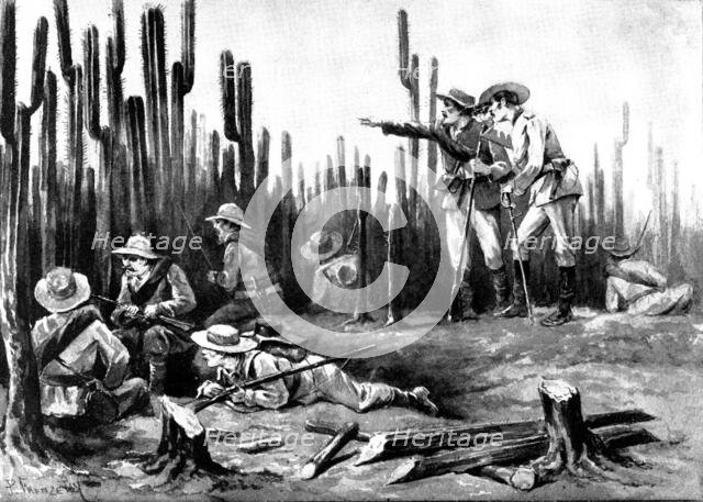 The Spanish-American War: Spanish outposts in Cuba - a natural stockade, 1898. Creator: Unknown.