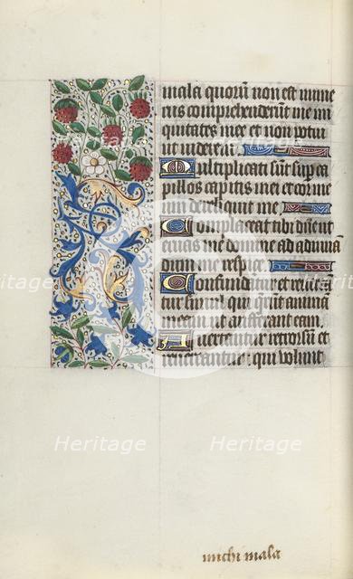 Book of Hours (Use of Rouen): fol. 126v, c. 1470. Creator: Master of the Geneva Latini (French, active Rouen, 1460-80).